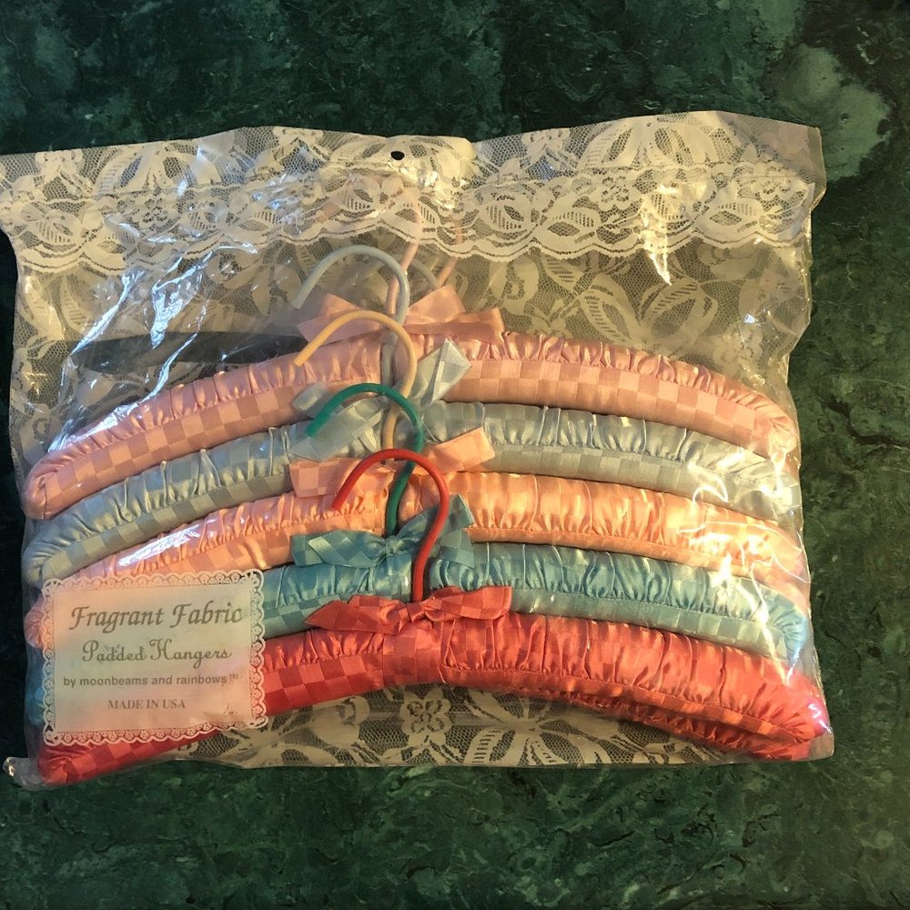 moonbeams and rainbows Padded Hangers